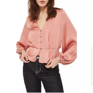 NWOT Emilia Blouson Sleeve Blouse